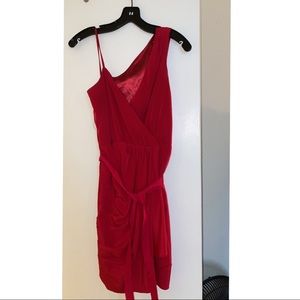 Red cute summer dress